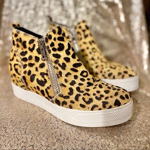 Steve Madden Leopard Wedgie